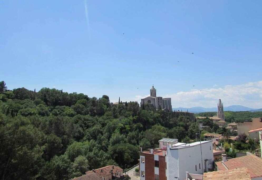 Apartamento Con Increibles Vistas Y Terraza Херона Екстериор снимка