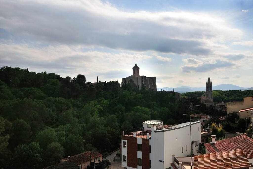 Apartamento Con Increibles Vistas Y Terraza Херона Екстериор снимка